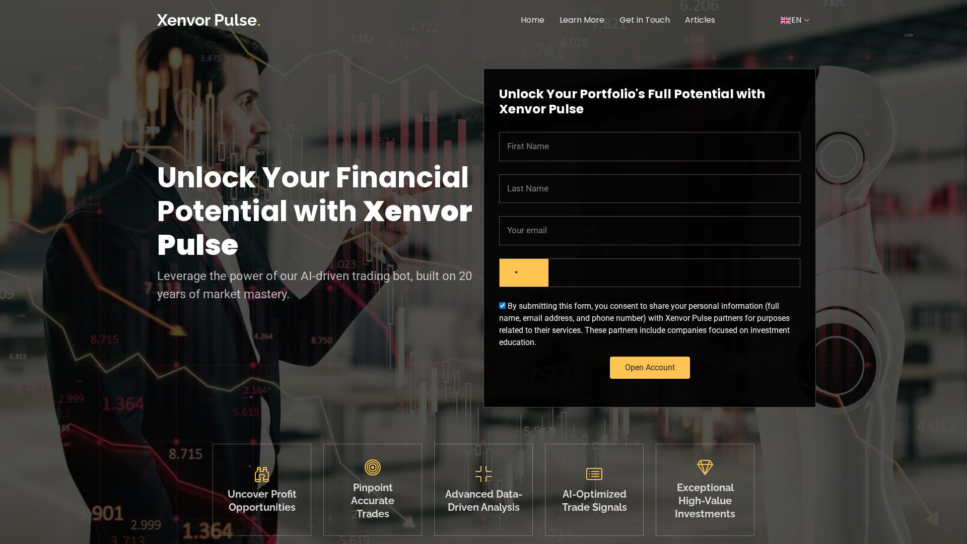 Screenshot of xenvor-pulse.com