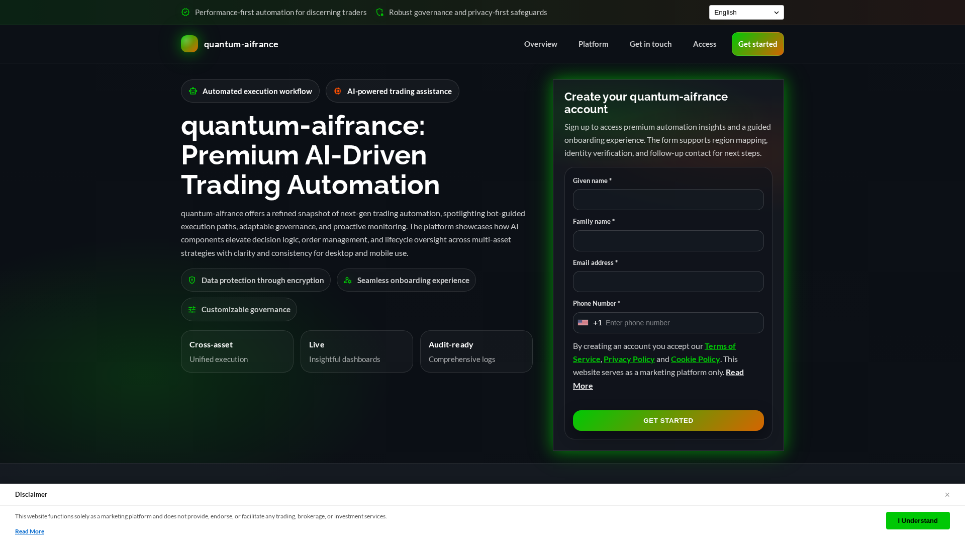 Screenshot of quantum-aifrance.com