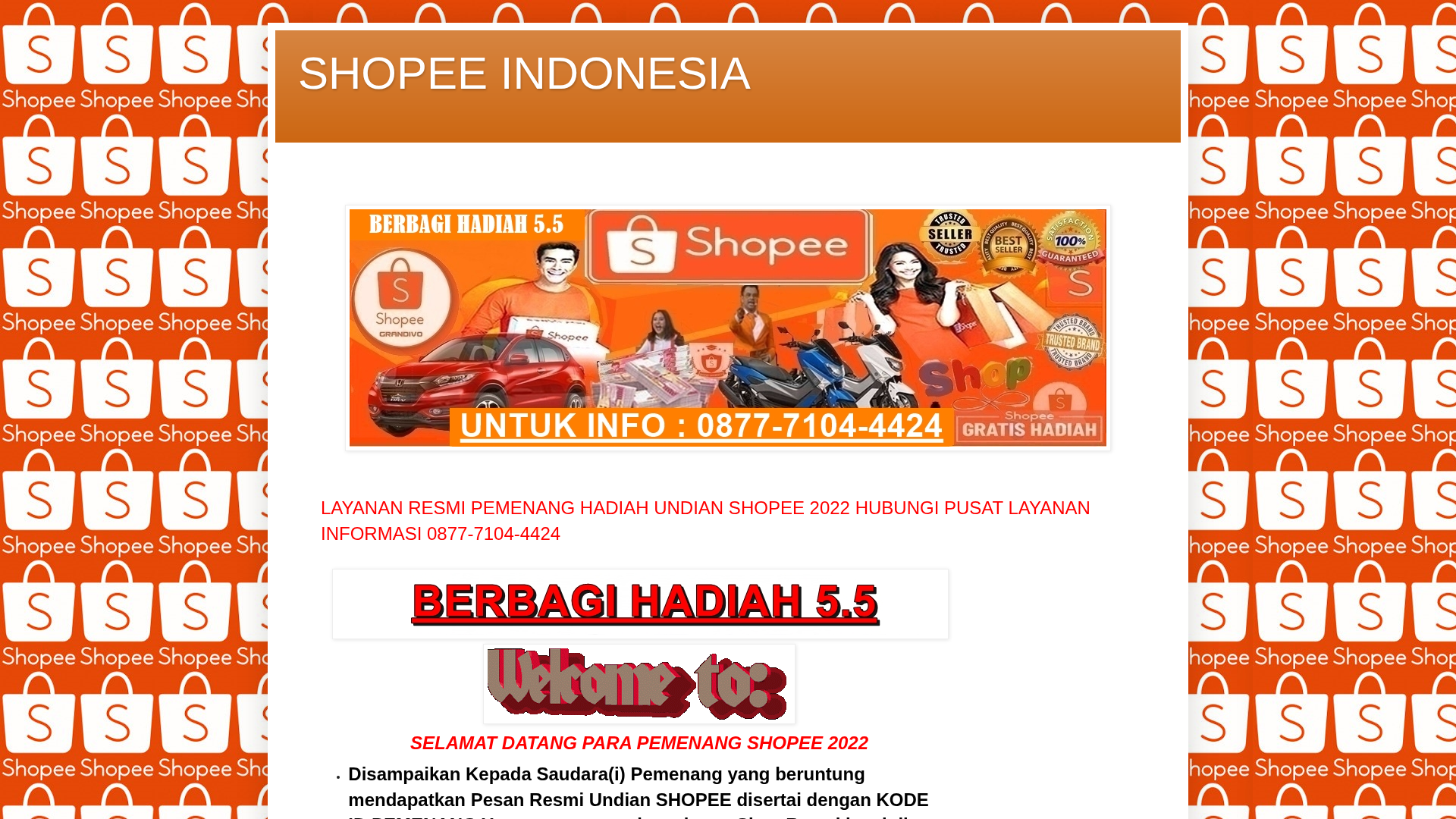 Screenshot of www.berbagihadiah55.blogspot.com
