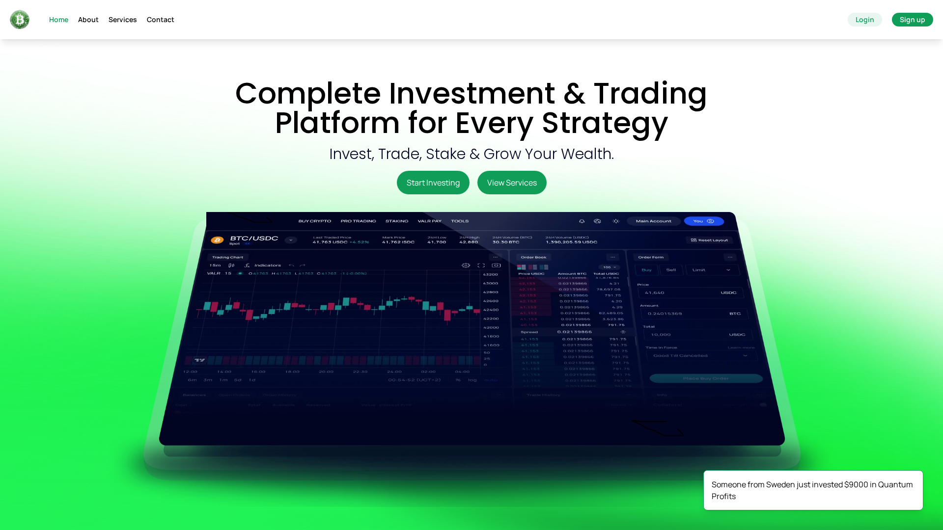 Screenshot of quantumprofits.onntw.com