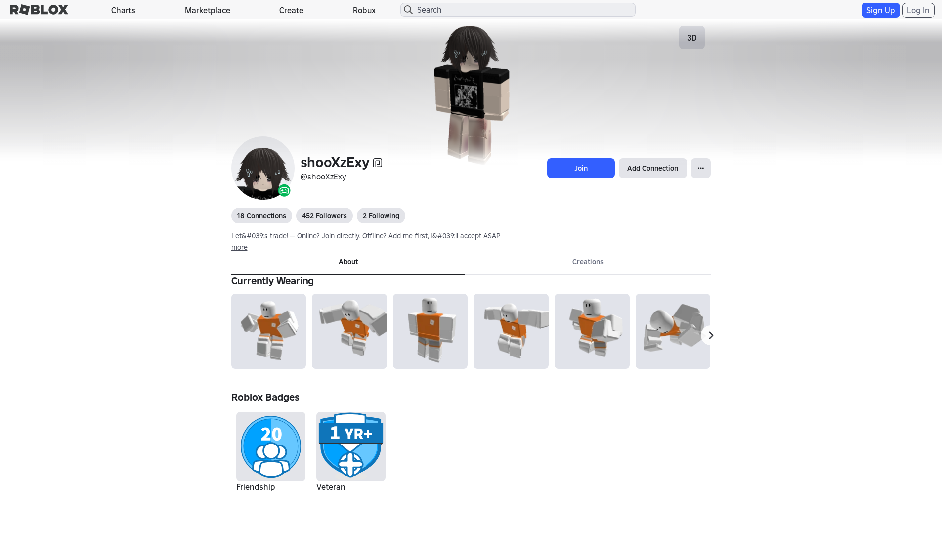 Screenshot of www.roblox.com.mu