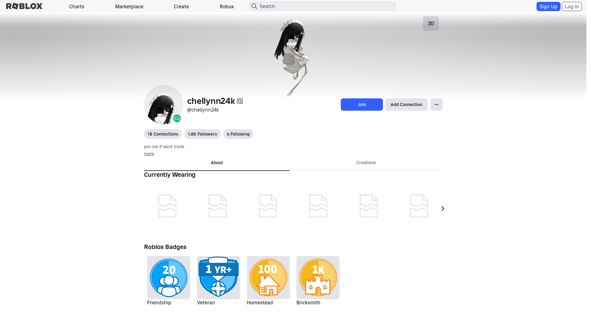 Screenshot of www.roblox.ly