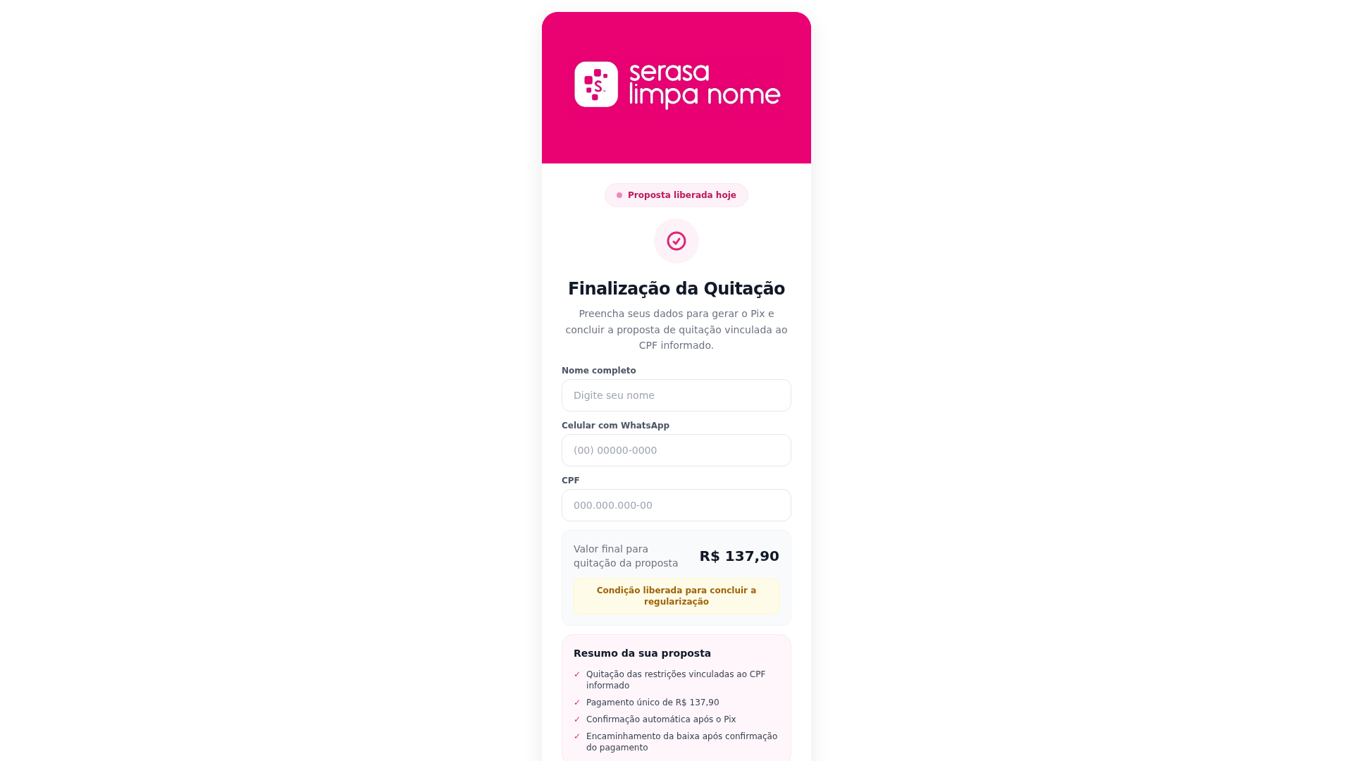 Screenshot of pagamentocheckout.online