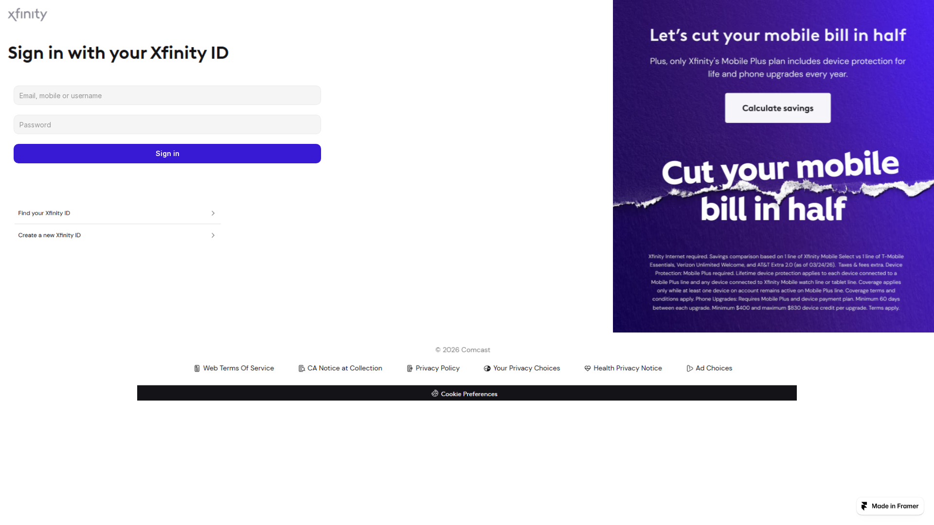 Screenshot of encouraging-selfie-733175.framer.app