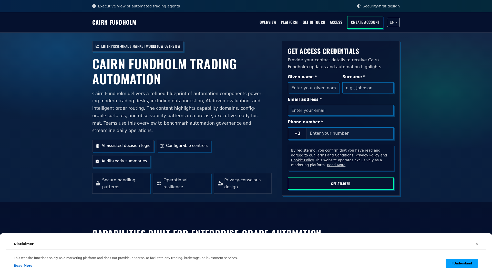 Screenshot of cairnfundholm.shop