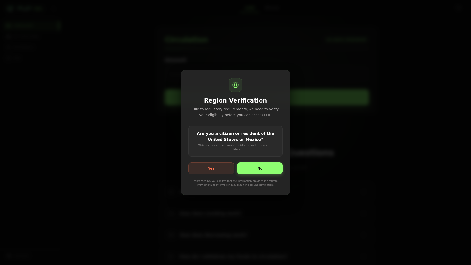 Screenshot of flipusdt.com