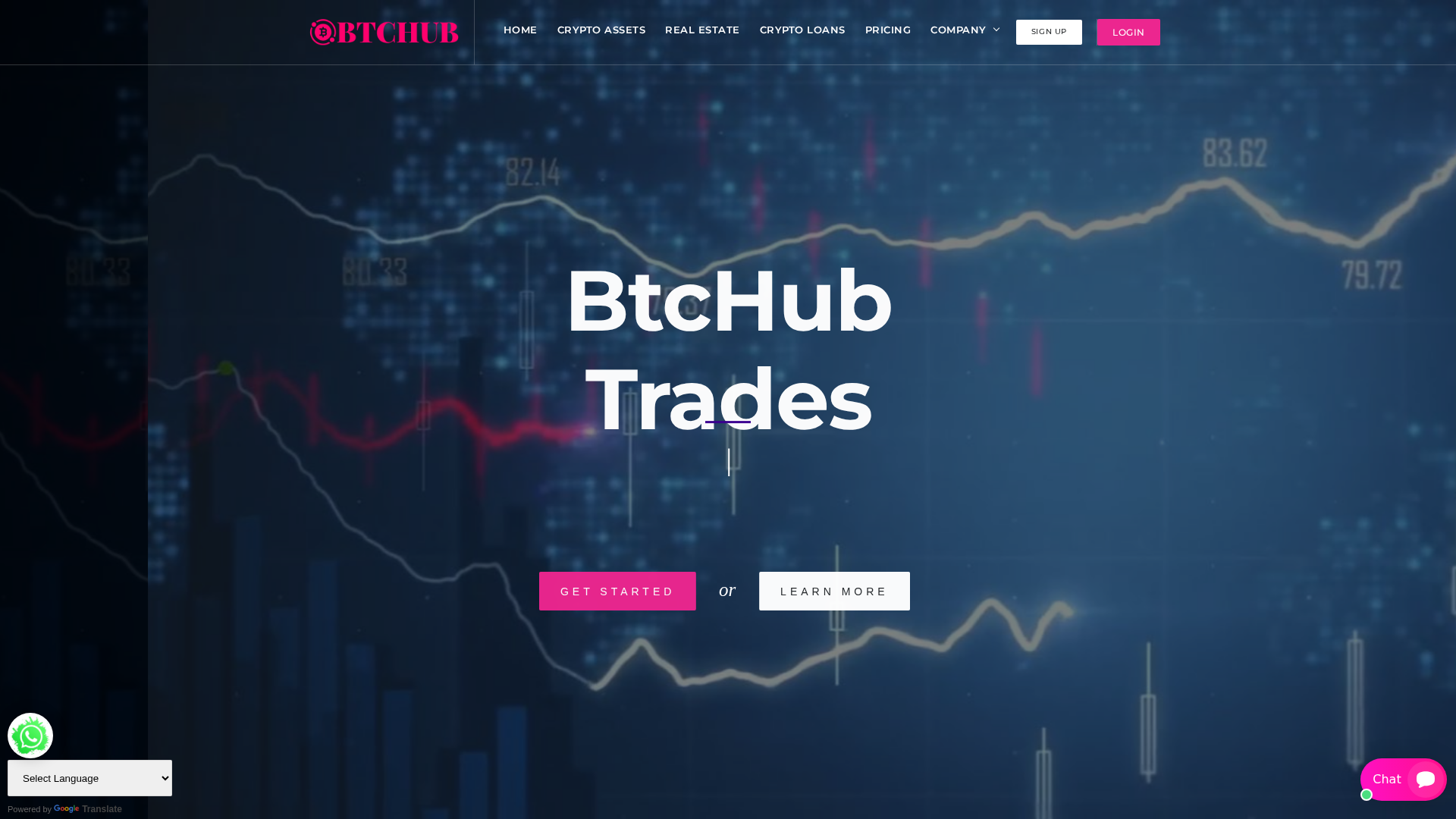 Screenshot of btchubs.com