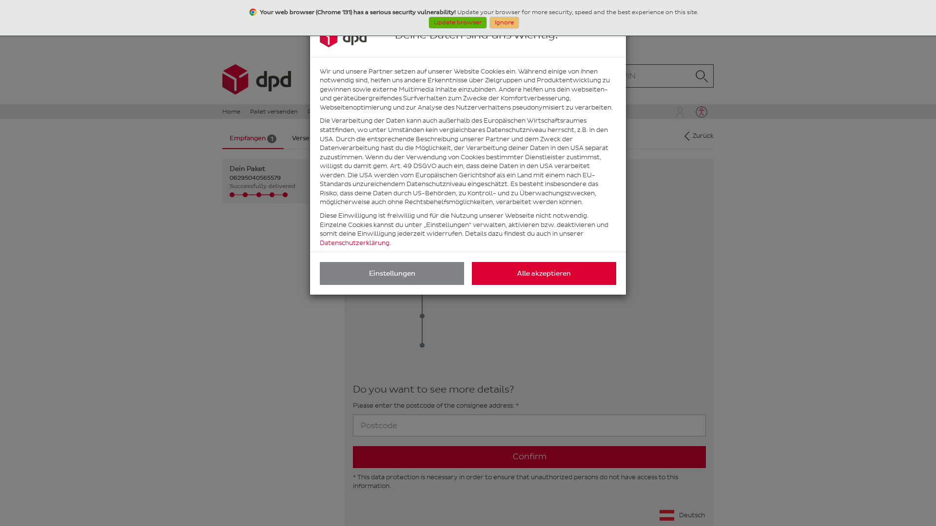 Screenshot of s.trk.sc