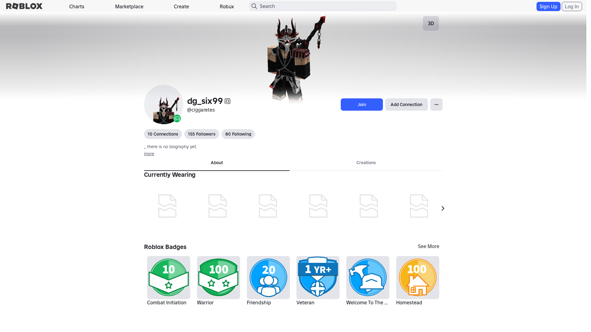 Screenshot of www.roblox.com.mu
