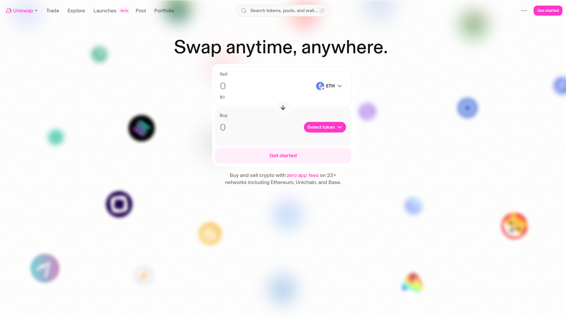 Screenshot of web-web-gateway-env-picker-uniswap.vercel.app