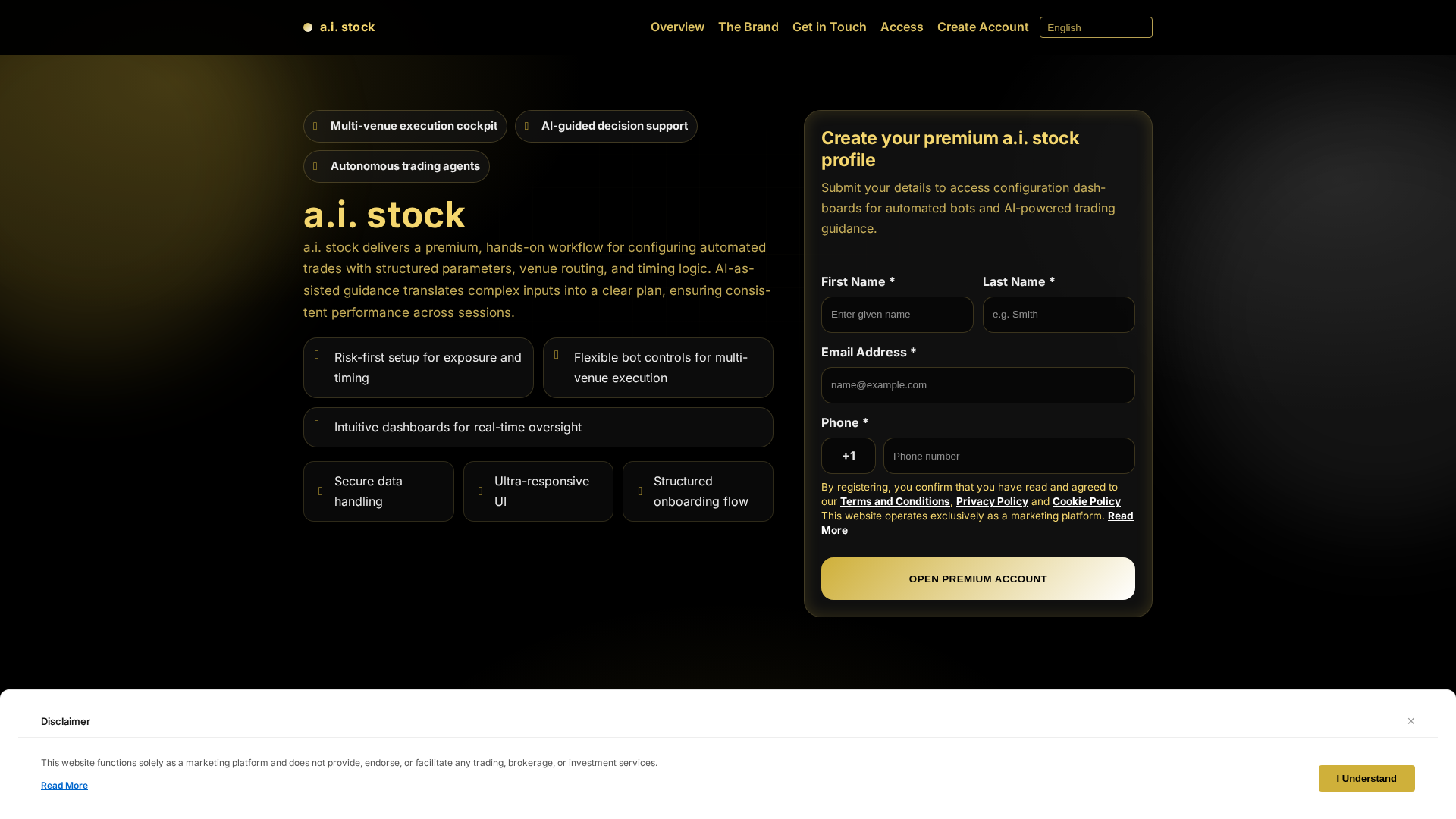 Screenshot of ai-stock.pro