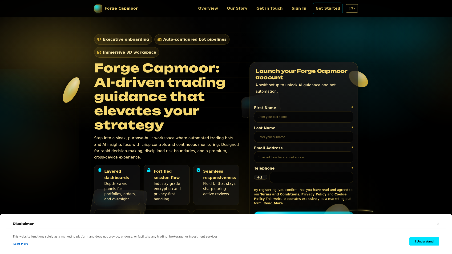 Screenshot of forgecapmoor.shop