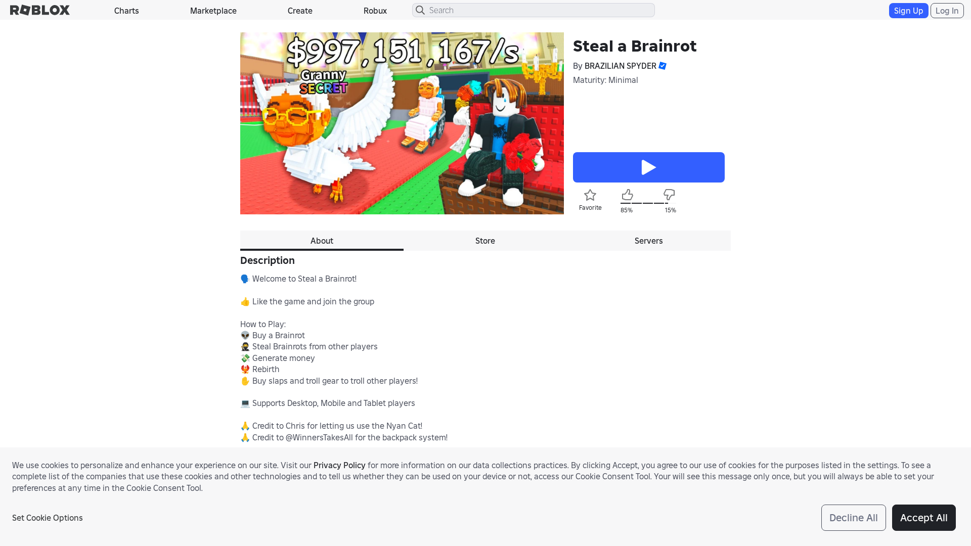 Screenshot of roblox.net.pk