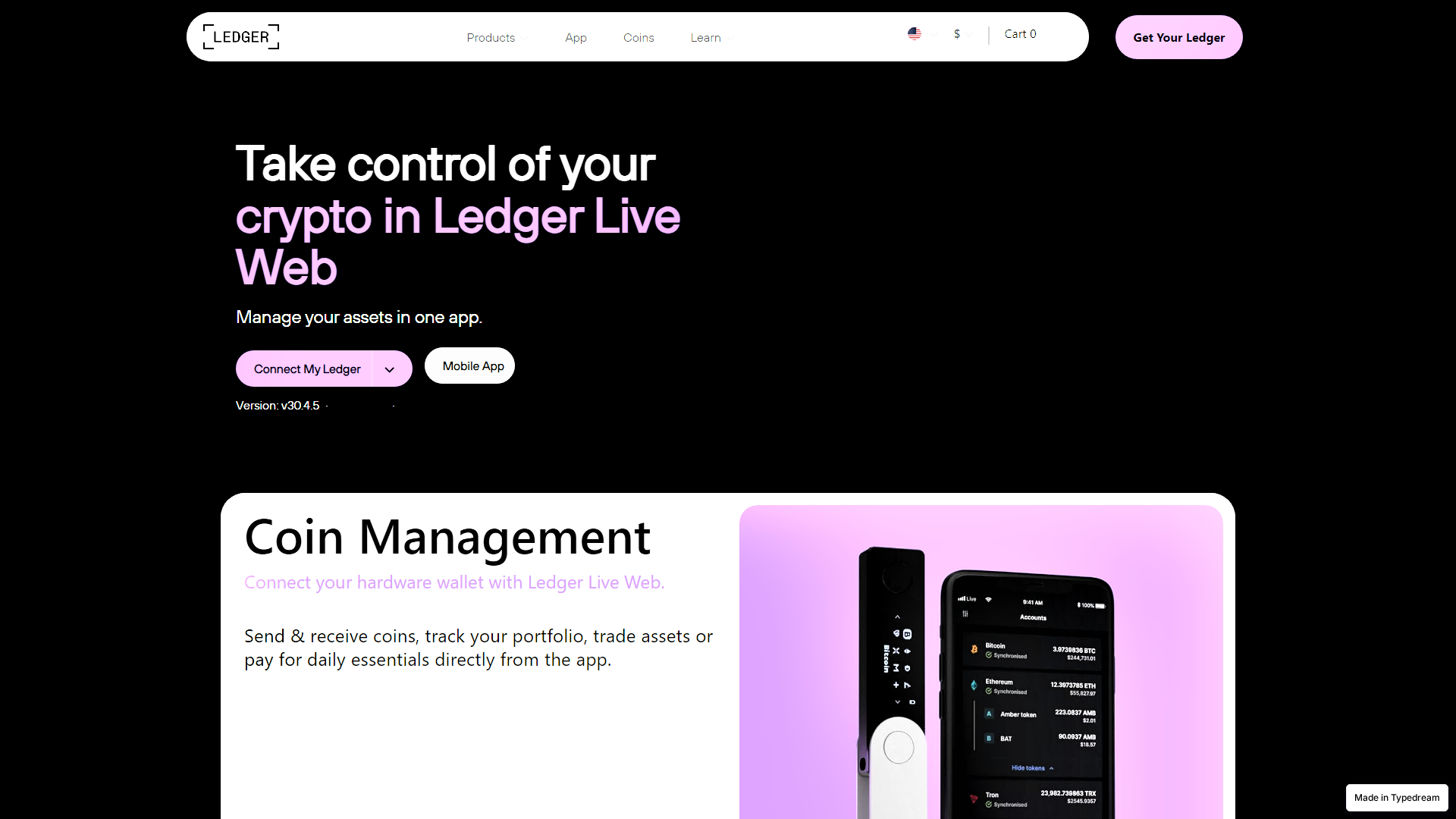 Screenshot of help-ledger-livv-wel.typedream.app