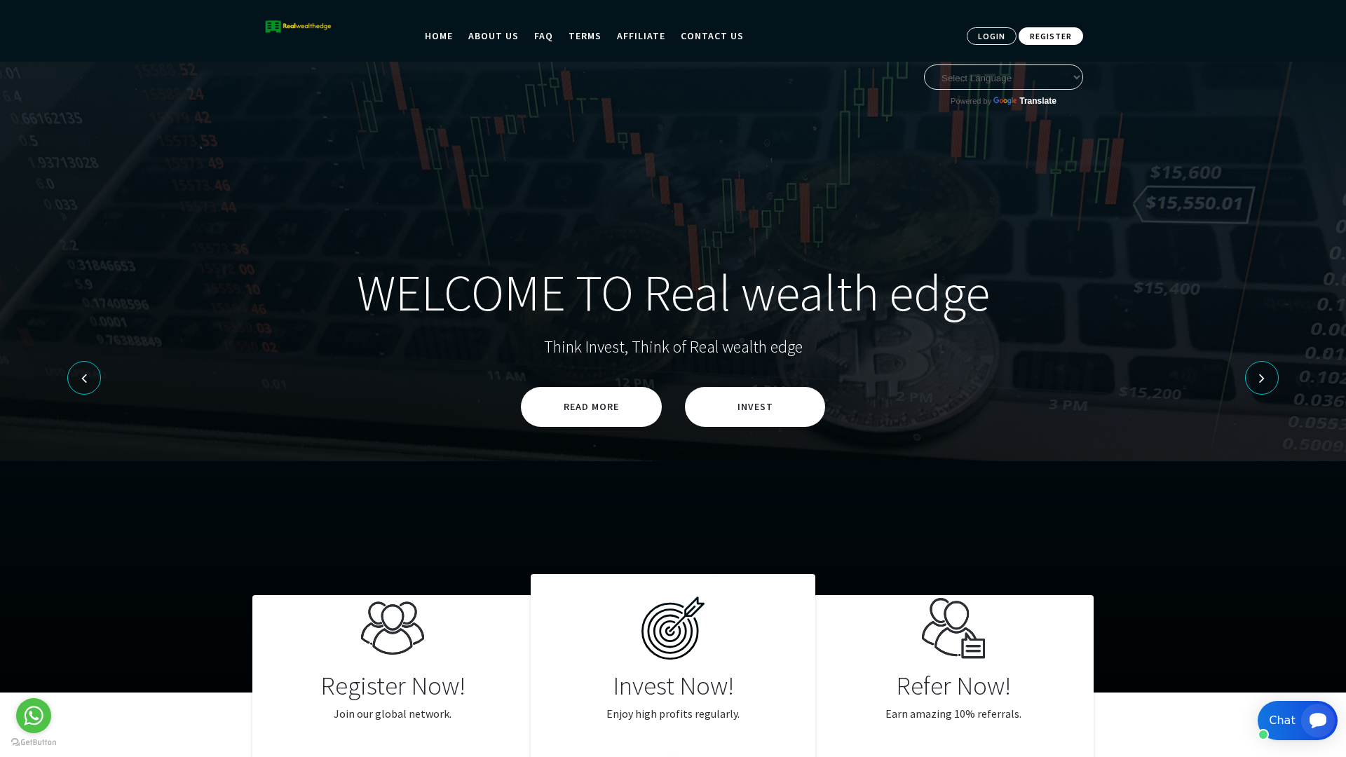 Screenshot of realwealth-edge.com