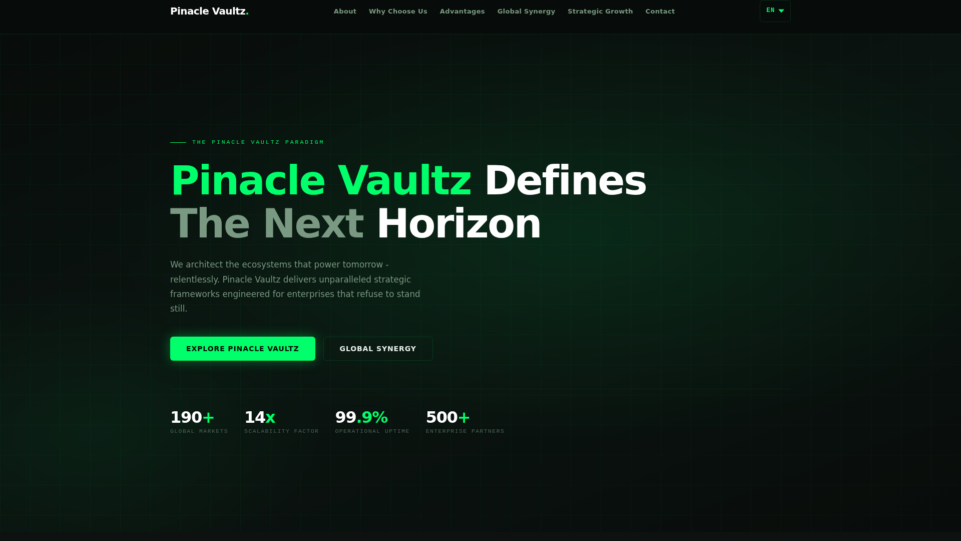 Screenshot of pinaclevaultz.net