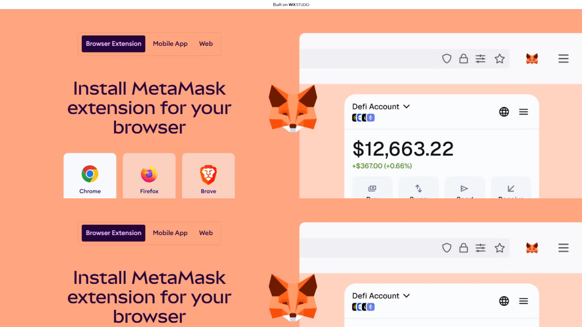 Screenshot of home-metamskcdn.wixstudio.com