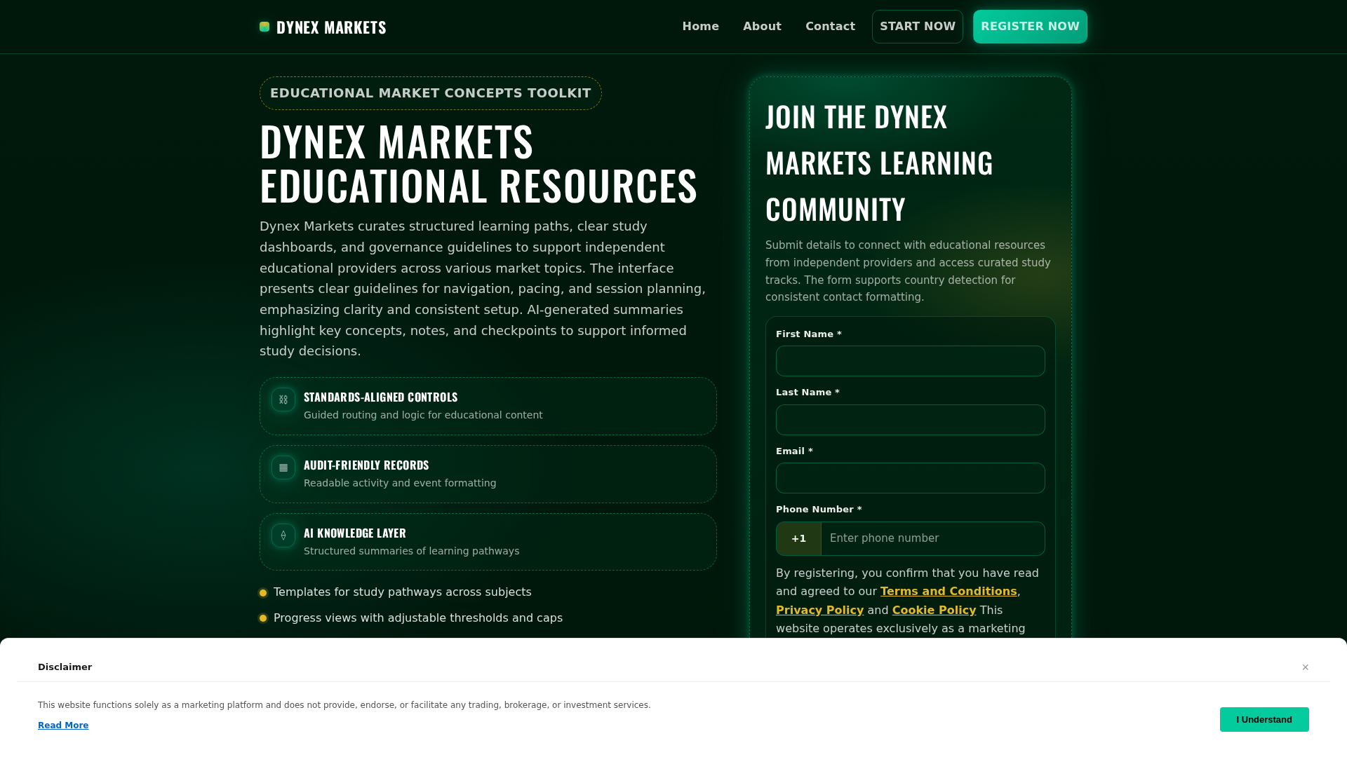 Screenshot of dynexmarkets-soft.com