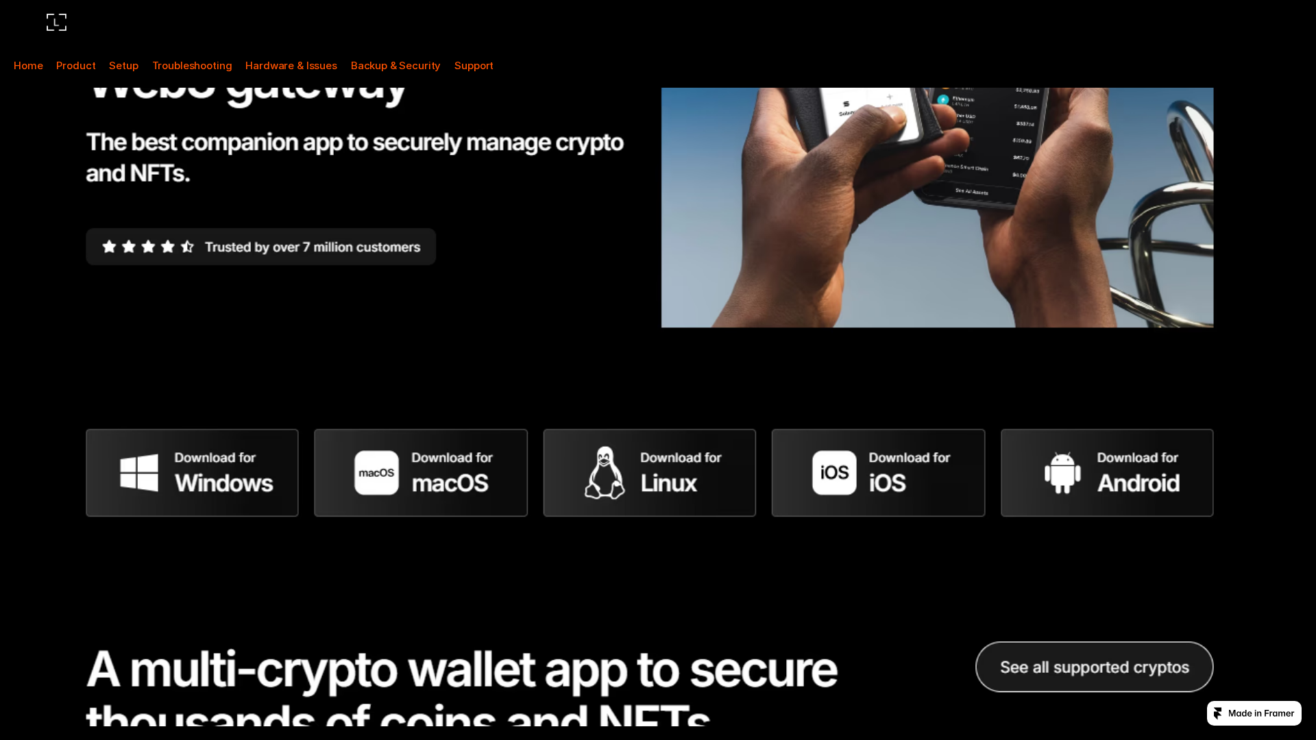 Screenshot of ledgr-live-strt.framer.media