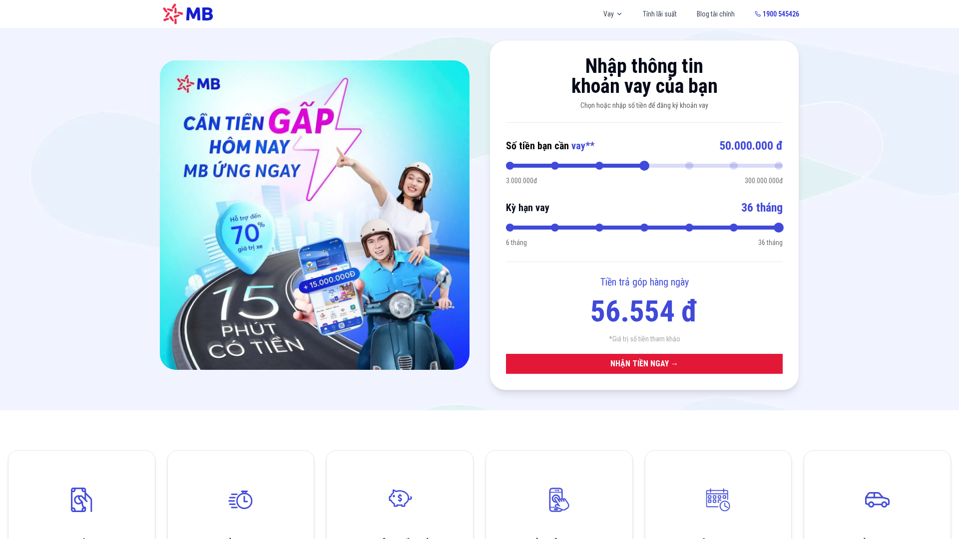 Screenshot of online-mbbank-credit.pages.dev