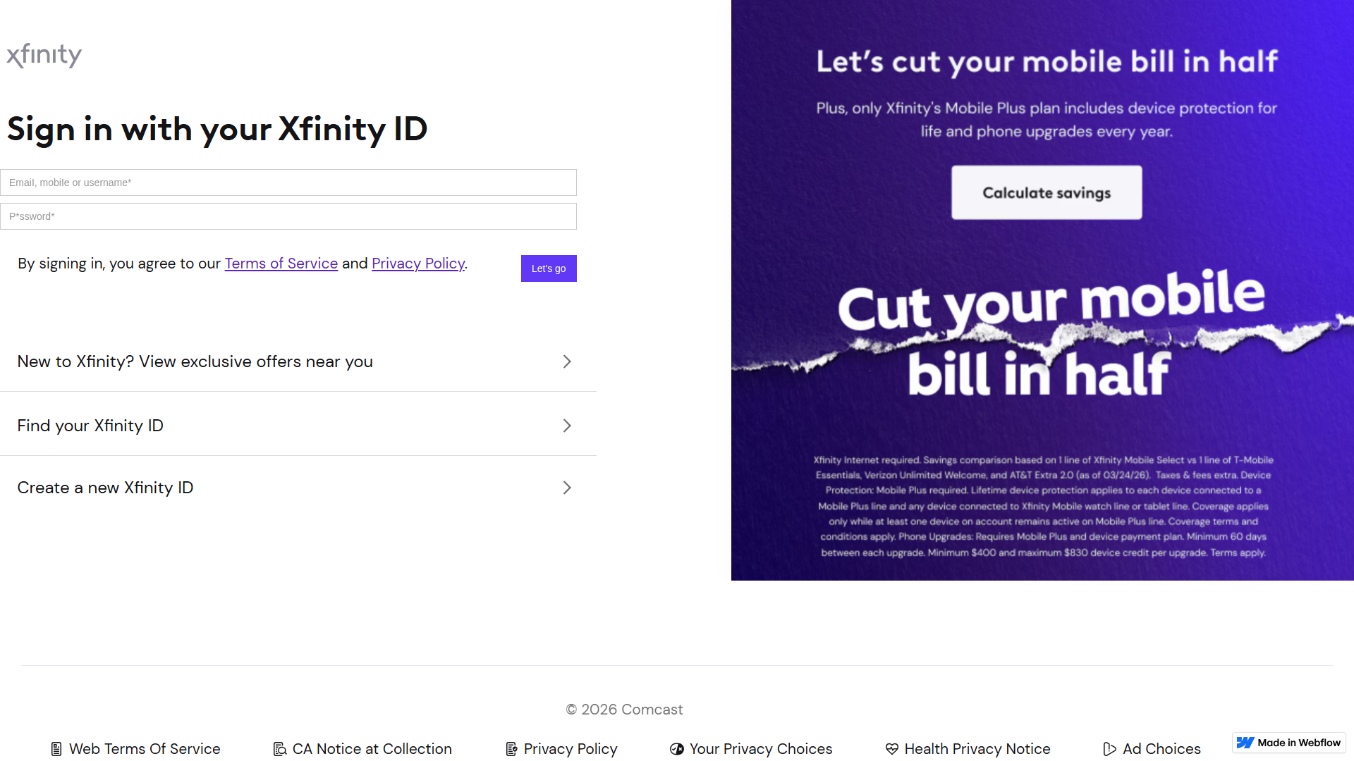 Screenshot of l0ginxupdatexauth62v7uwiu89289980911111.webflow.io