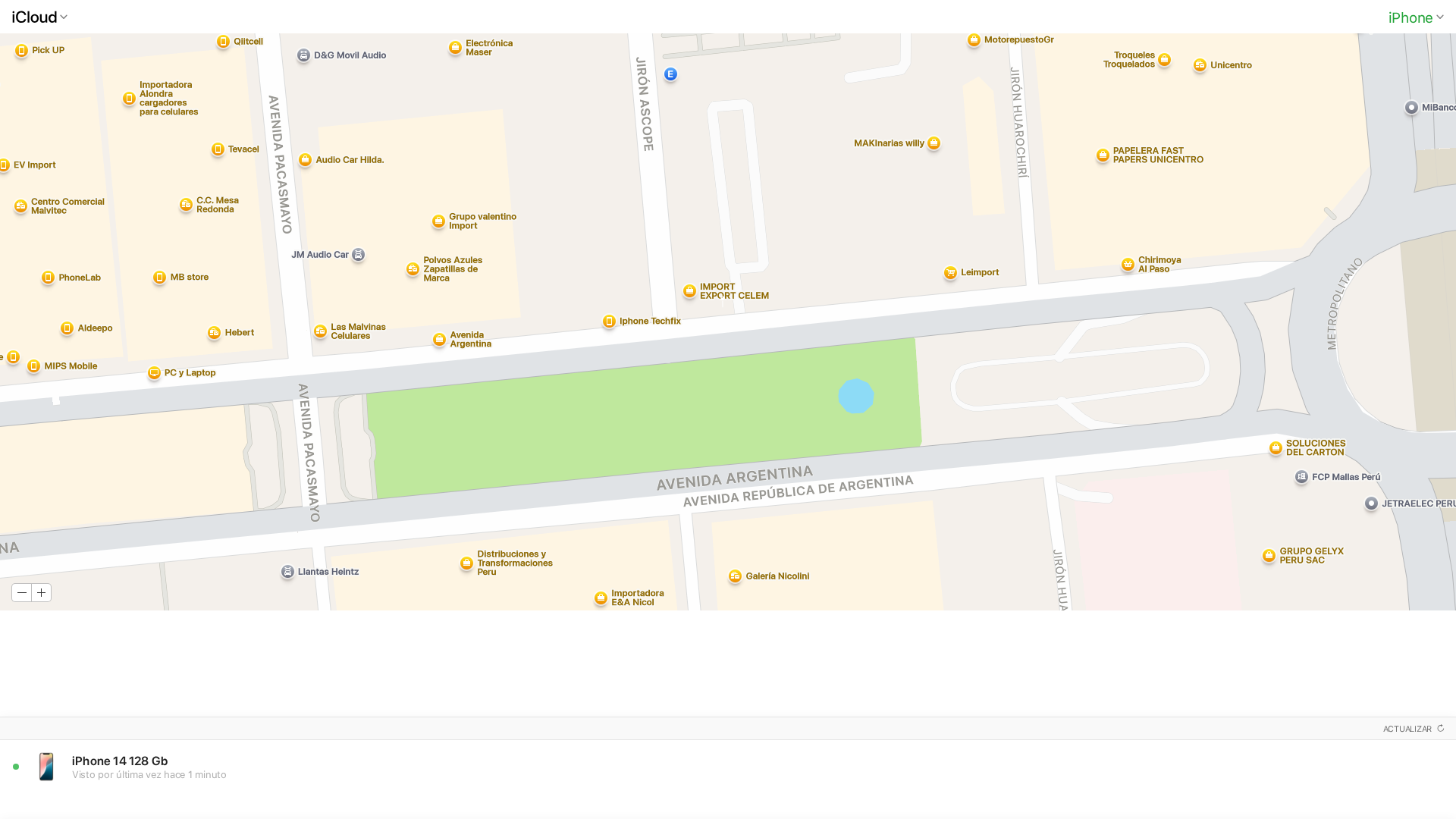Screenshot of icloud.com.hr