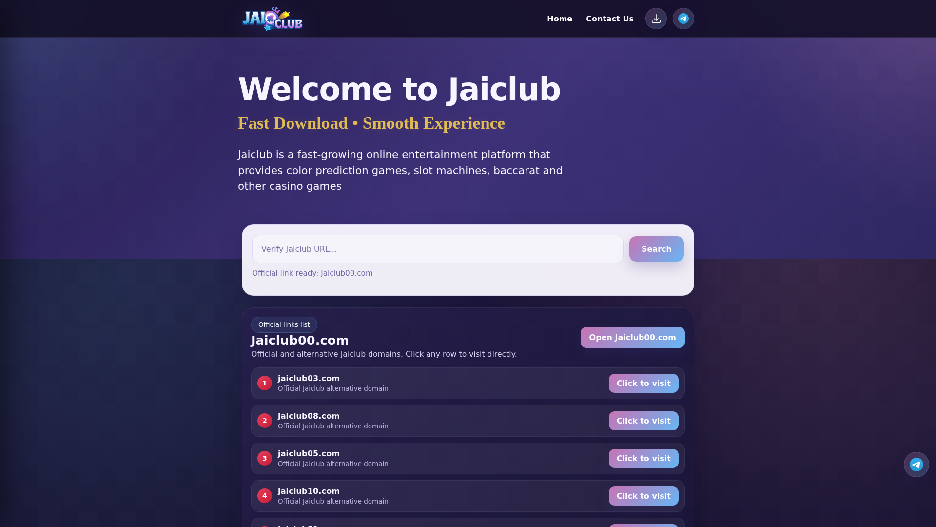 Screenshot of jaiclub23.com