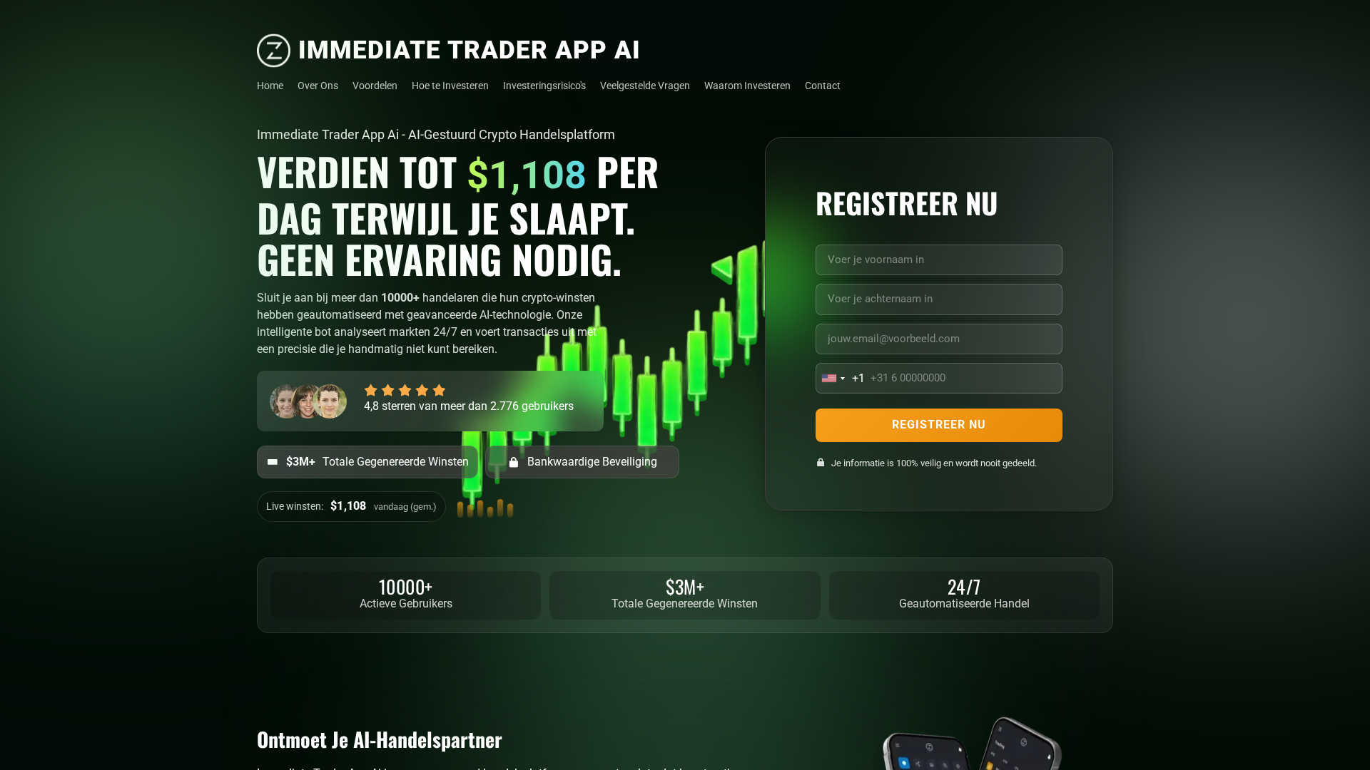 Screenshot of immediatetraderappai.net