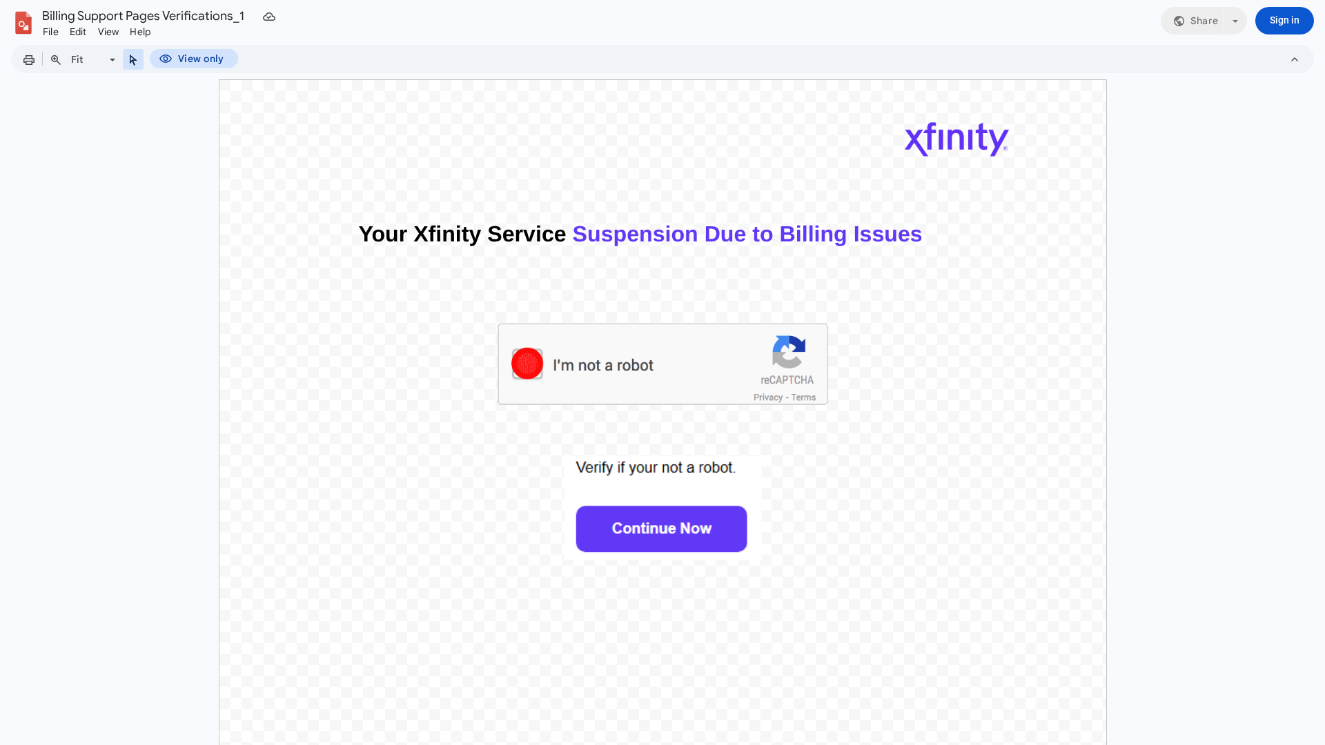 Screenshot of docs.google.com