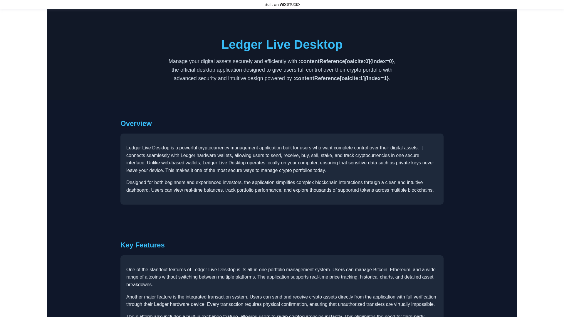 Screenshot of desktops-customapp.wixstudio.com