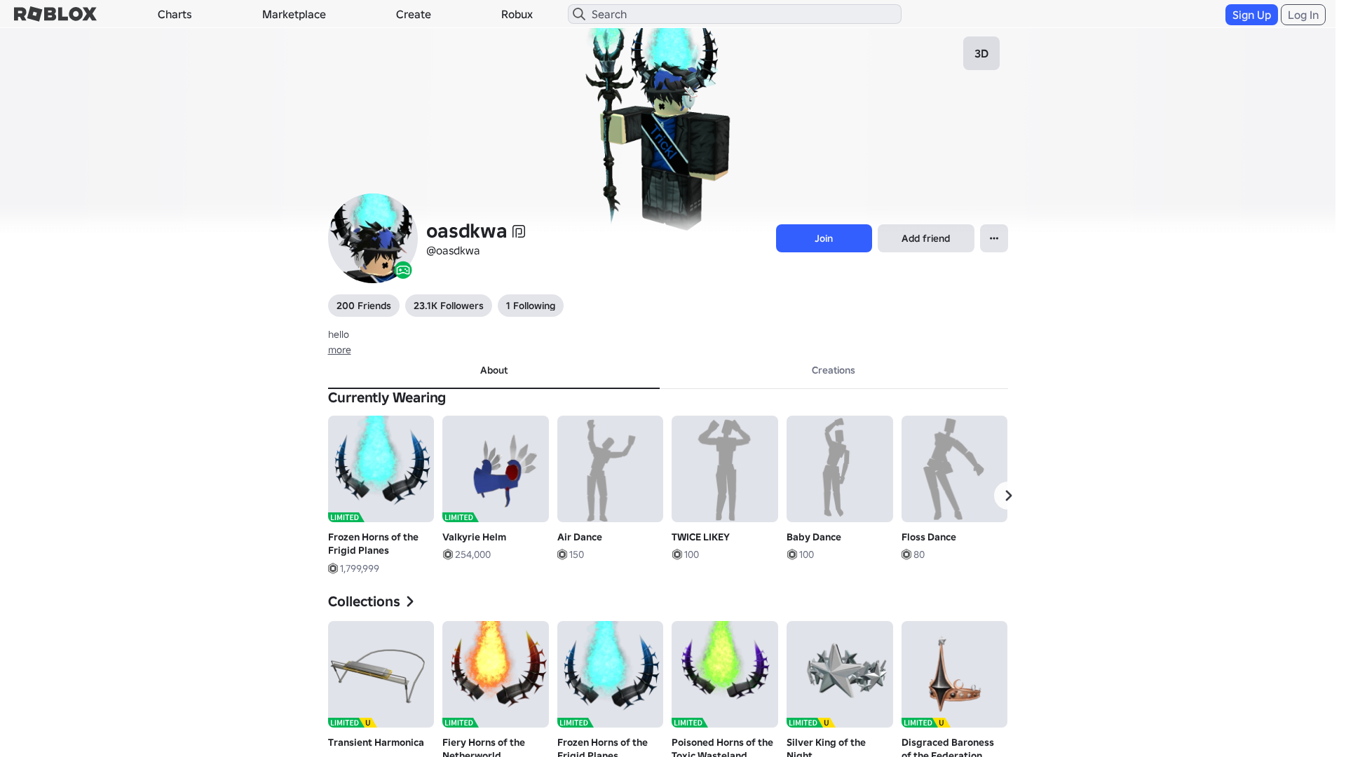 Screenshot of www.roblox.com.ml