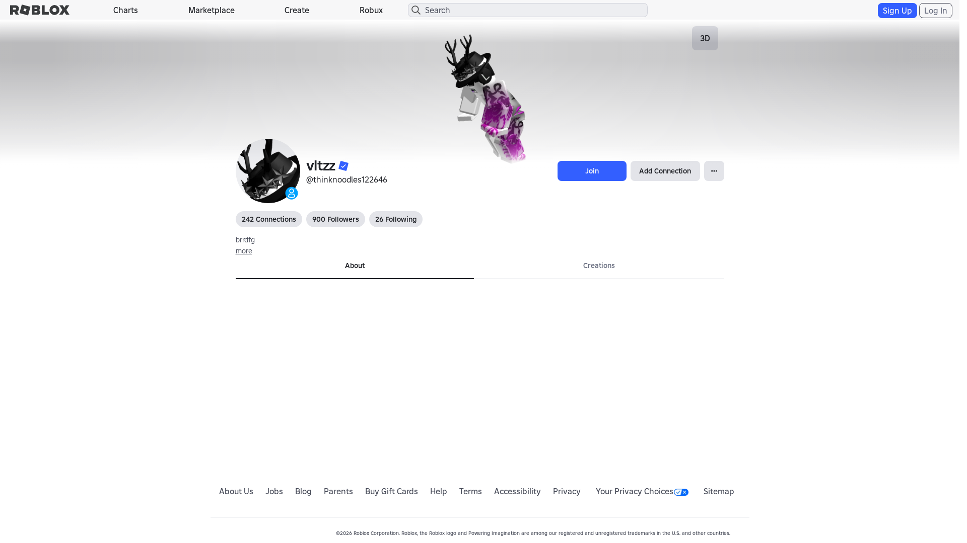 Screenshot of www.roblox.com.bi