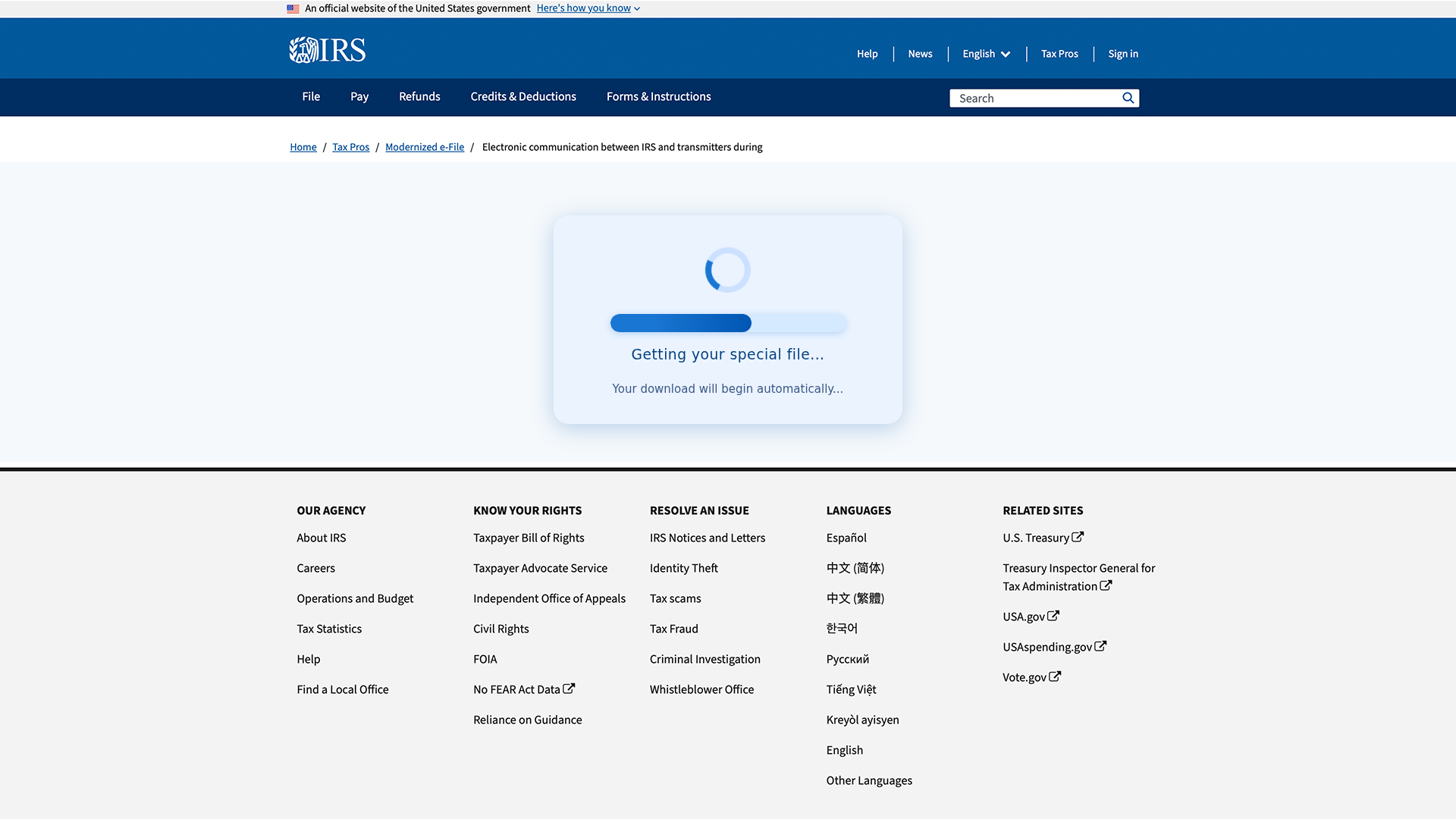 Screenshot of tax-filecenterccf9488af1d48a85307a32b4f739f2bb.lahmawy.com