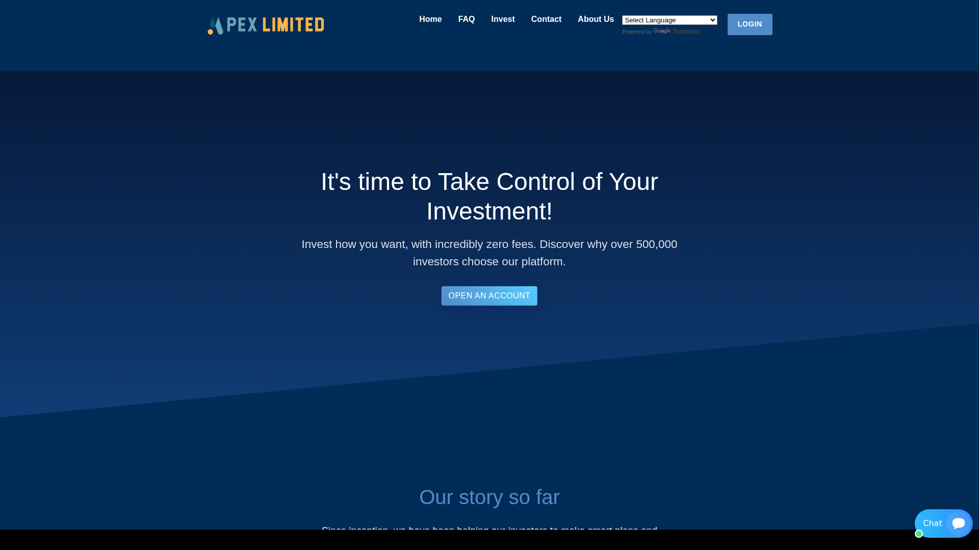 Screenshot of apexbluetop.com