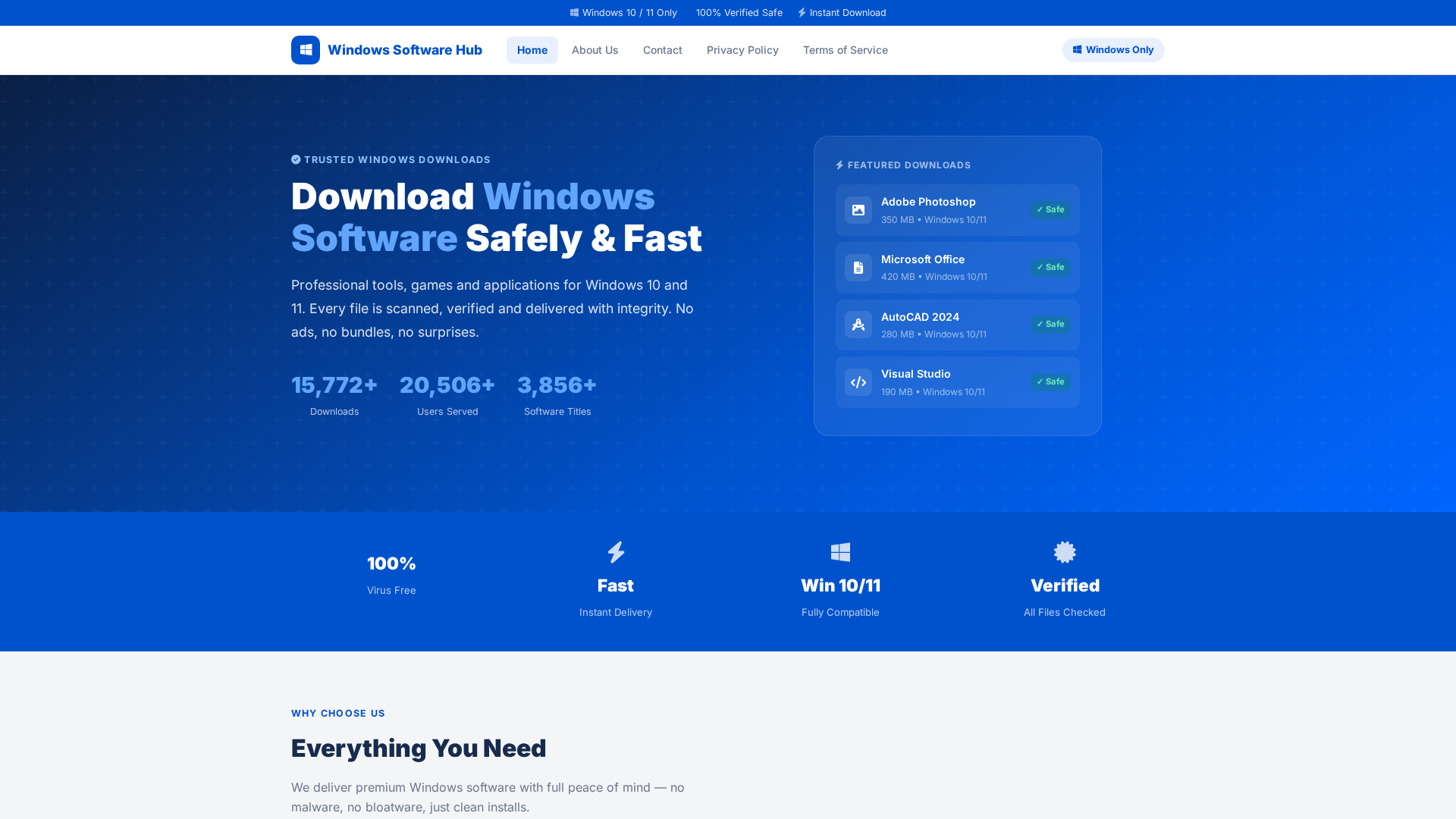 Screenshot of micronsoftwares.com