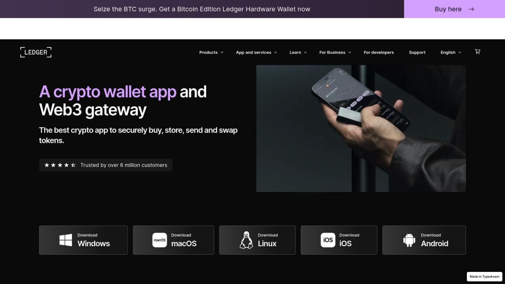 Screenshot of docs-ledger-live-feq.typedream.app