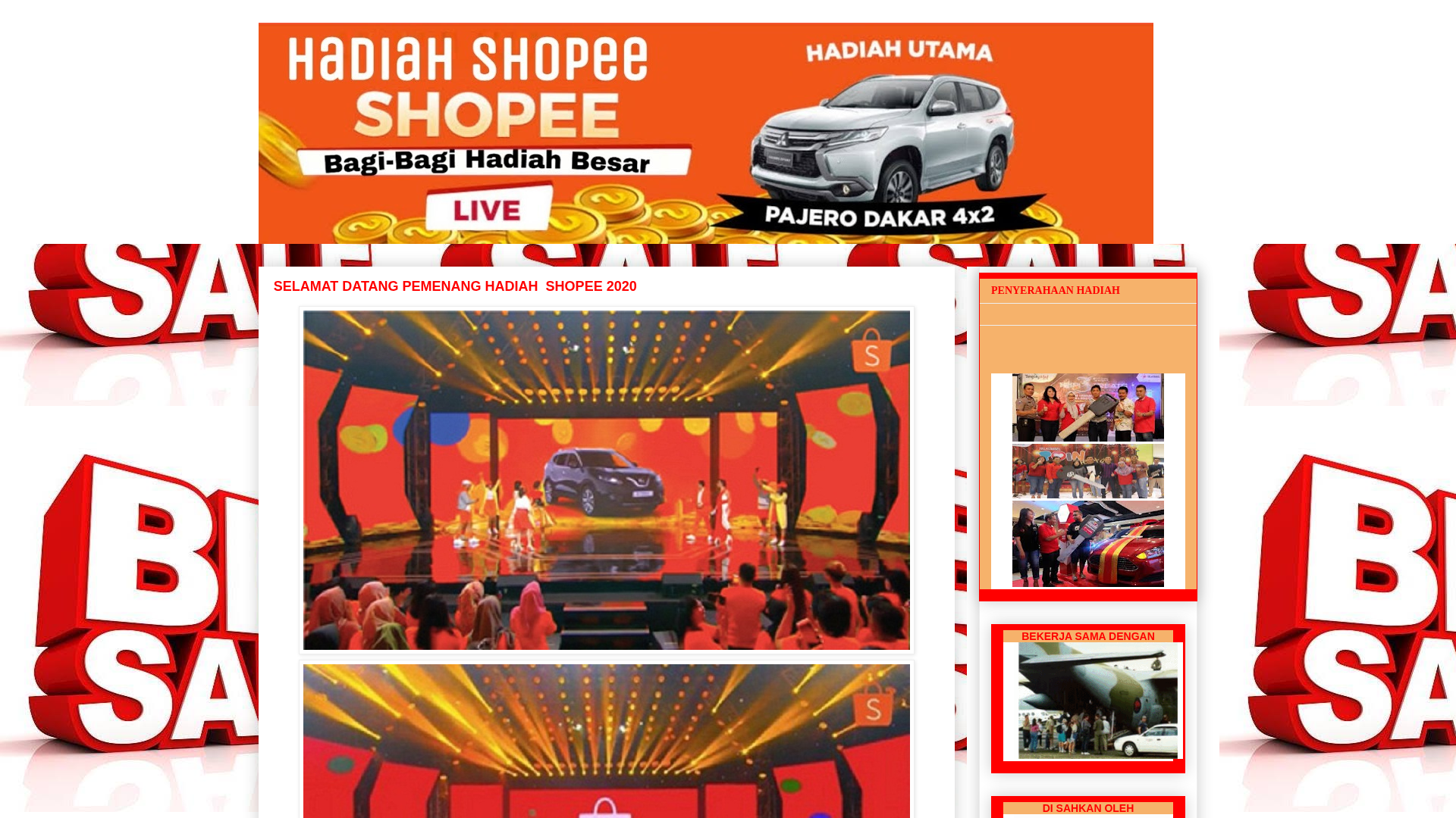 Screenshot of shopeejkt001.blogspot.com