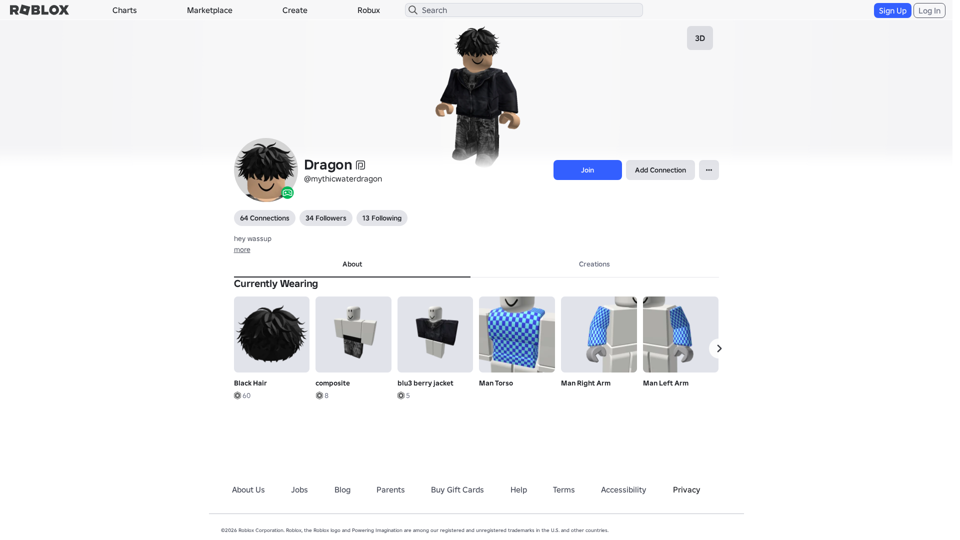 Screenshot of www.roblox.com.ml