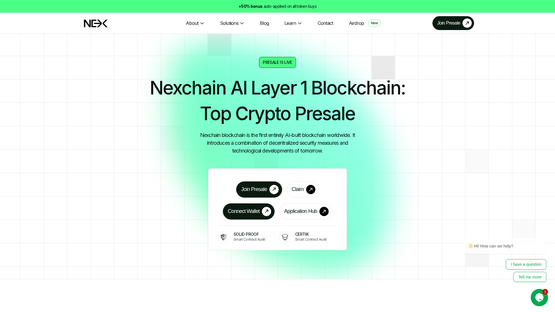 Screenshot of nexchain-hubs.pages.dev