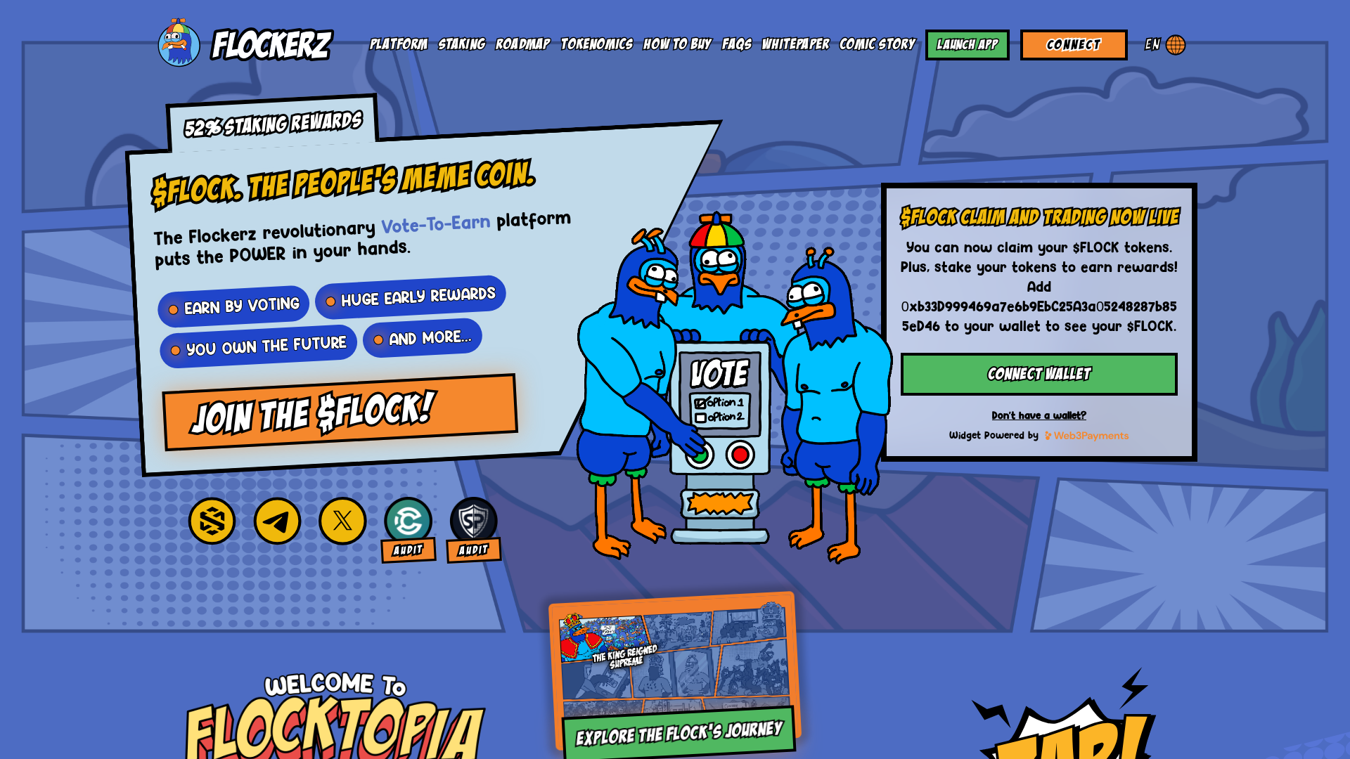 Screenshot of flockerz-dh1.pages.dev