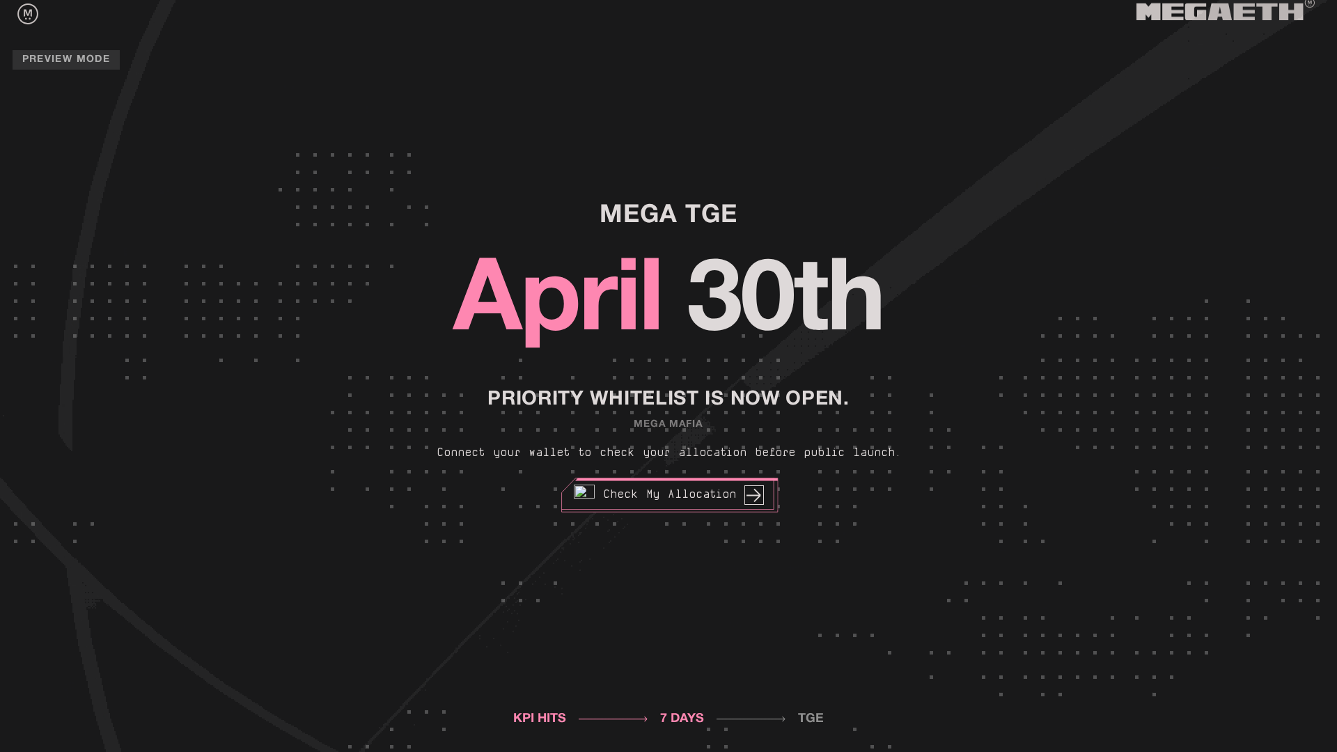 Screenshot of megaeth-tge.com