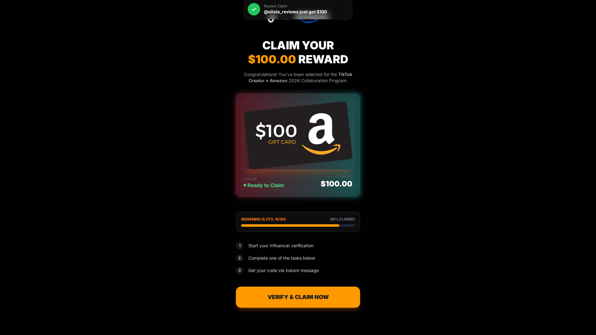 Screenshot of tikamz.netlify.app