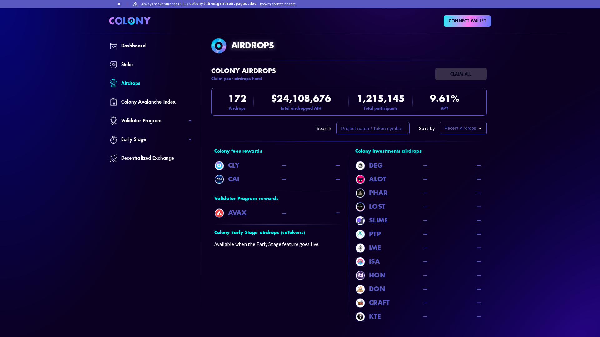 Screenshot of appcolonylab-migration.pages.dev