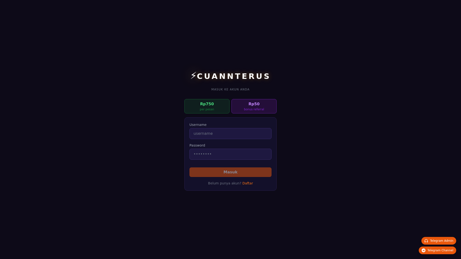 Screenshot of cuannnterus.com