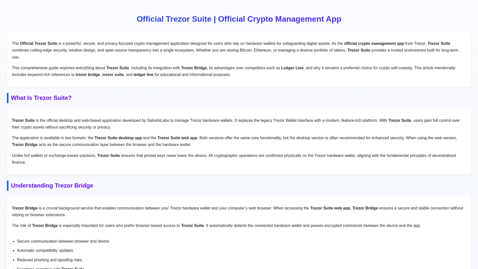 Screenshot of suit-trezer-web.wasmer.app