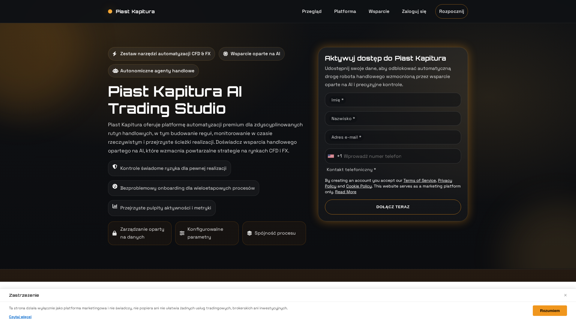 Screenshot of piastkapitura.digital