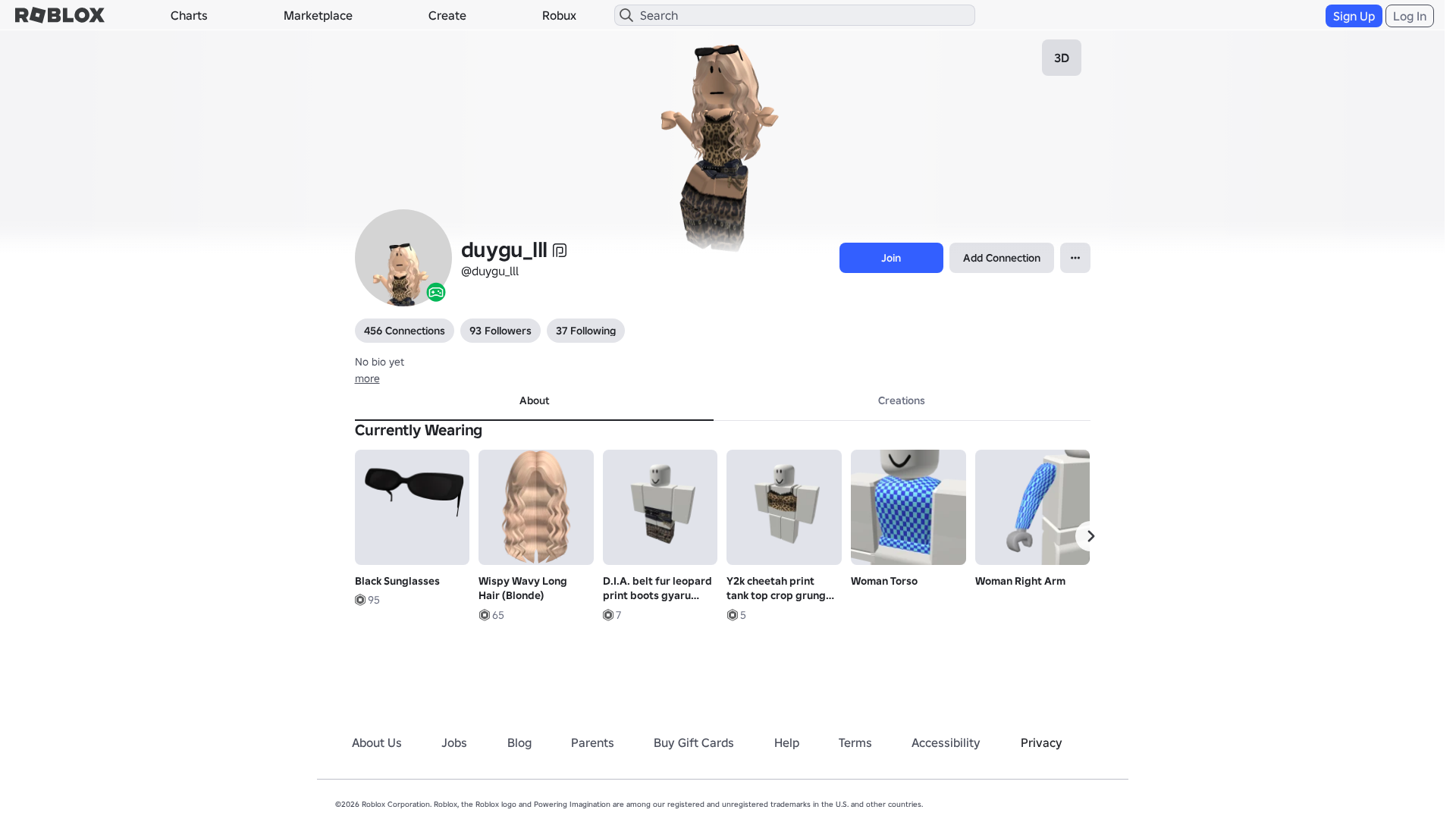 Screenshot of www.roblox.com.ml