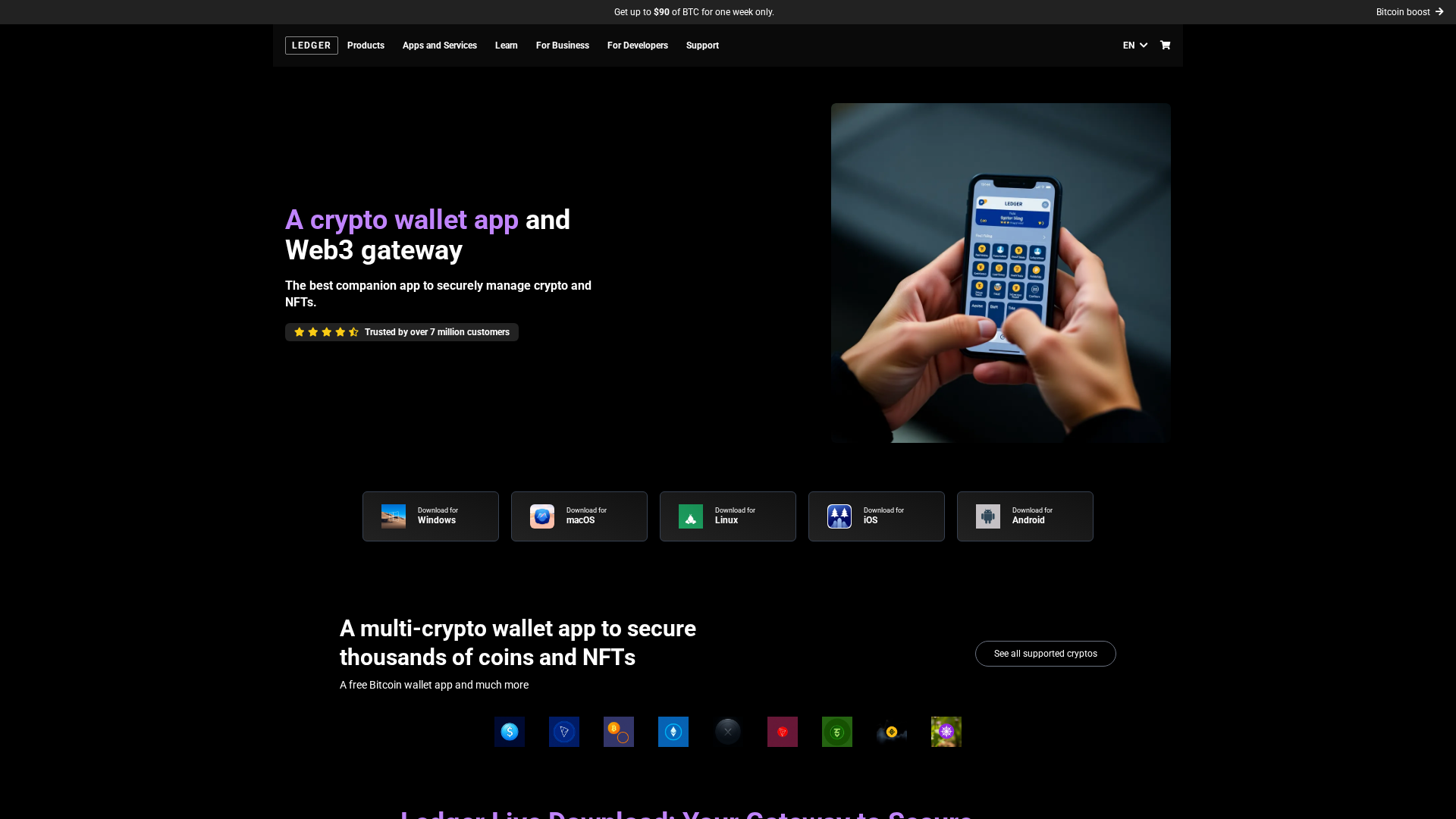 Screenshot of app-ledger-download.pages.dev