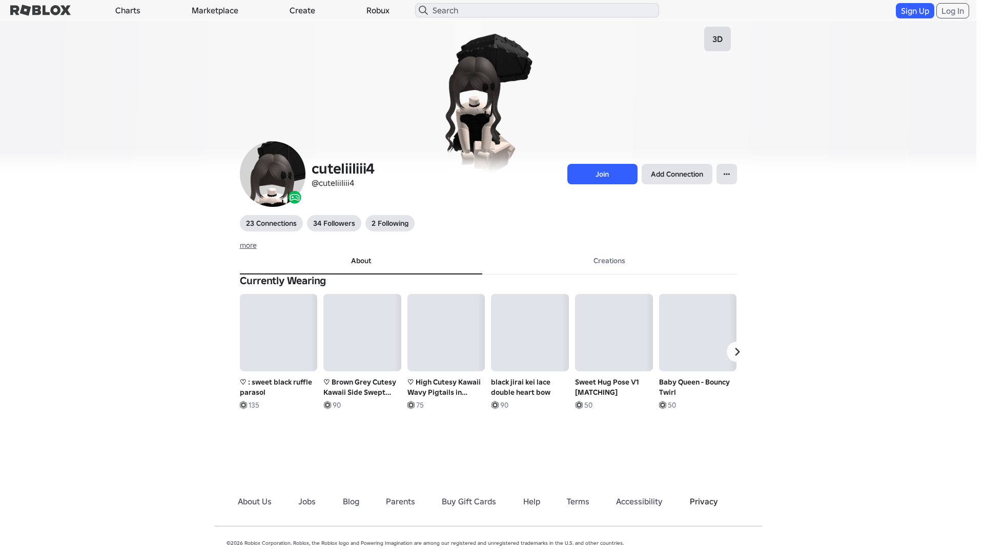 Screenshot of www.roblox.com.ml