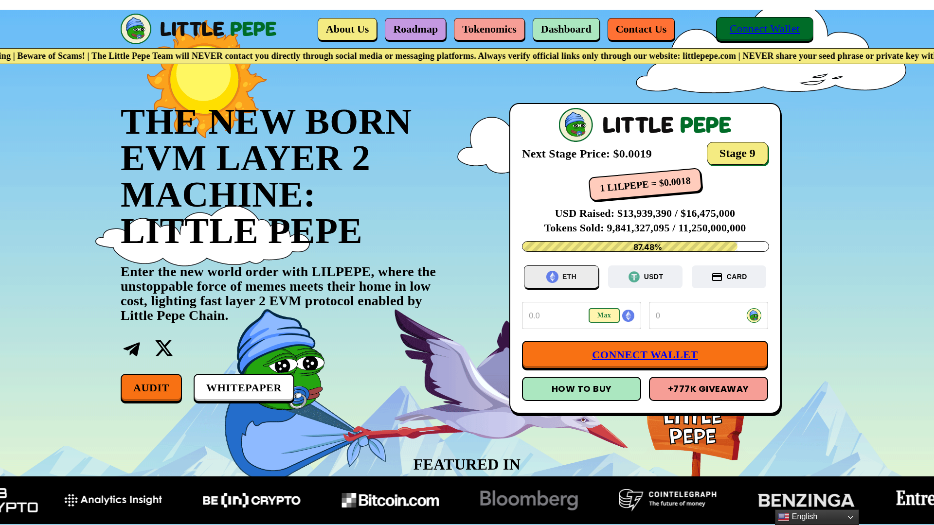 Screenshot of liitlepepe.pages.dev